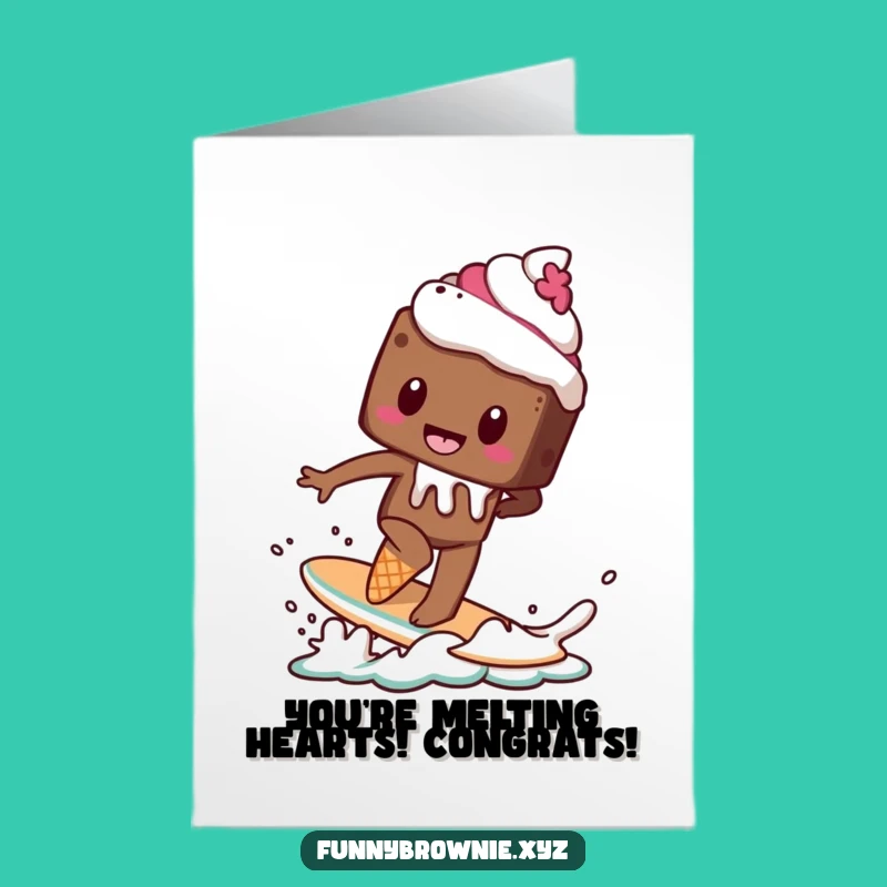 Free Printable Congrats Card: Brownie's Sweet Ride to Success!