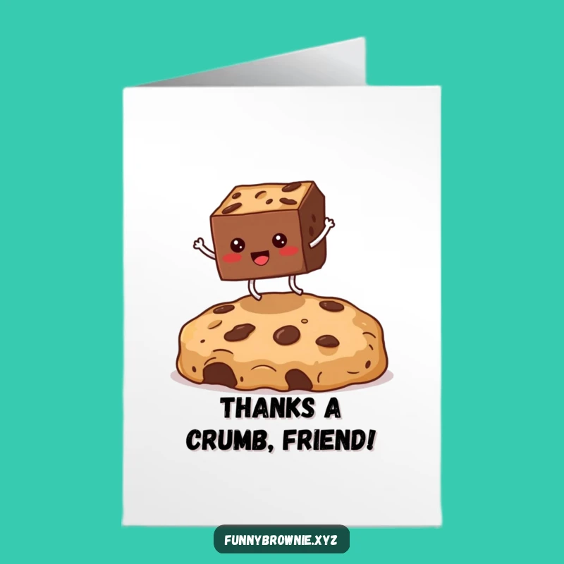 Free Printable Thank You Card: Brownie Jumps - Thanks a Bunch!