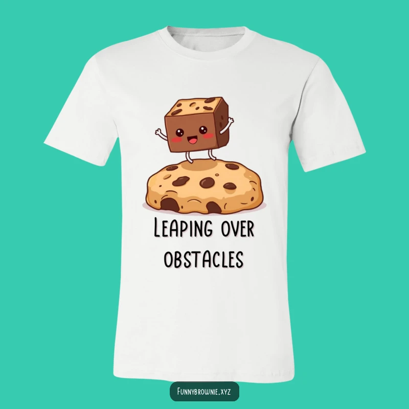 Funny Brownie Crumb Jump T-Shirt - Hilarious Dessert Lover Tee Gift